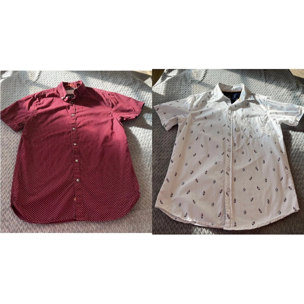 Lot 2 Men’s Short Sleeve Shirt Size S